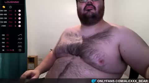 alexxxbear online show from December 14, 7:43 pm