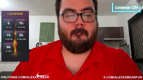 alexxxbear online show from February 26, 1:30 pm