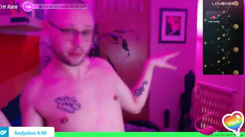 Andy online show from February 26, 1:21 am