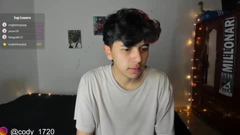 Snapshot of cody_evanss chatting on January 6, 9:11 pm cody online show from January 6, 9:11 pm