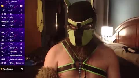 kinkywolf87 online show from October 23, 5:33 am