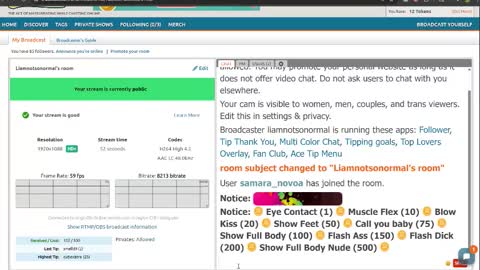 LiamNotSoNormal online show from December 17, 5:58 am