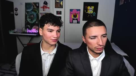 Snapshot of sweet_boys_xx chatting on October 16, 6:54 am CristianBrayan PVT OPEN online show from October 16, 6:54 am