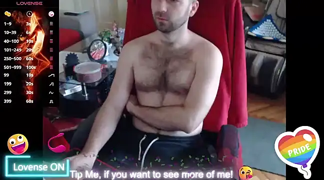 RealManHaveHairy online show from March 15, 8:04 am