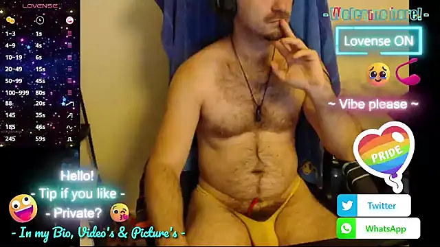 RealManHaveHairy online show from November 7, 4:10 pm