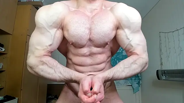 hot muscle online show from March 13, 5:54 am