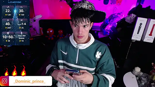 DominicPrince online show from January 9, 9:36 am