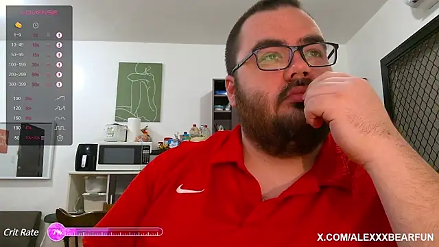 alexxxbear online show from March 23, 1:09 am