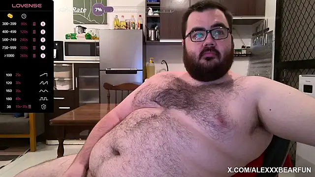 alexxxbear online show from October 11, 11:20 pm