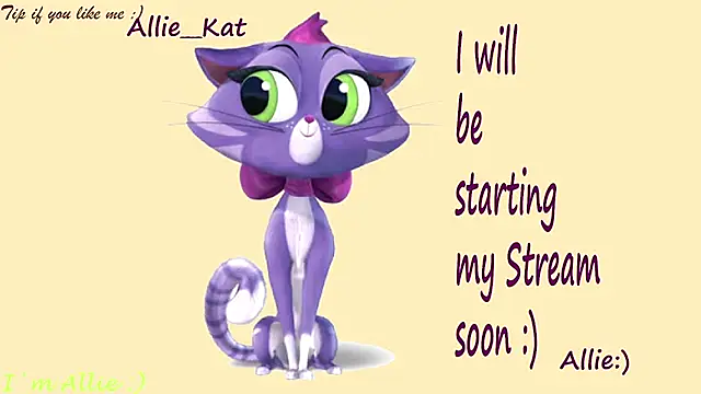 Allie Kat online show from July 3, 2:34 pm