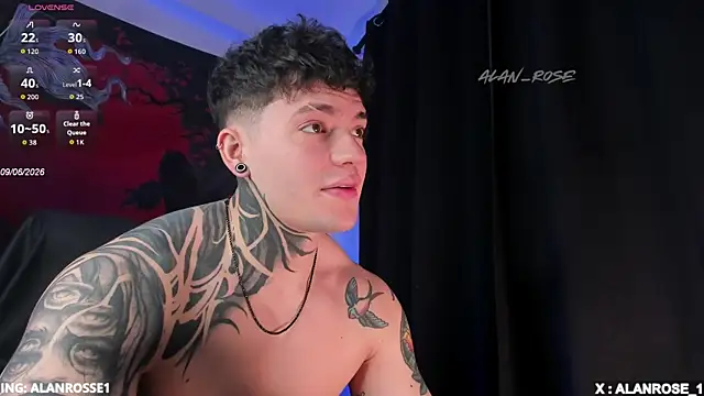 AlanRose01 online show from June 9, 1:57 pm