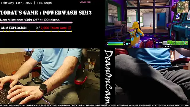 DeanonCam online show from February 13, 11:43 pm