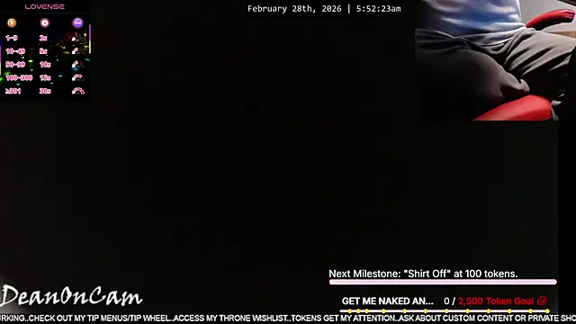 DeanonCam online show from February 28, 11:53 am