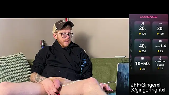 Gingerxl8 online show from May 16, 3:43 pm