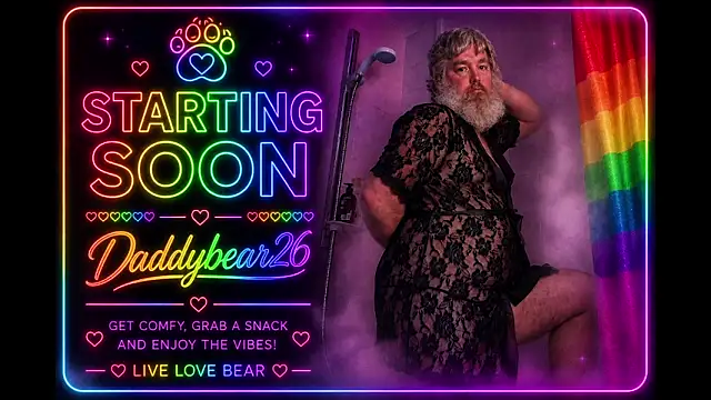 Daddybear26 online show from June 22, 3:16 pm